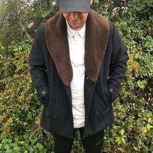 Forever 21 Men’s Shawl Peacoat